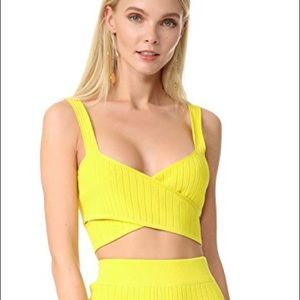 NWT Cushnie et Ochs Crossover Bra Top